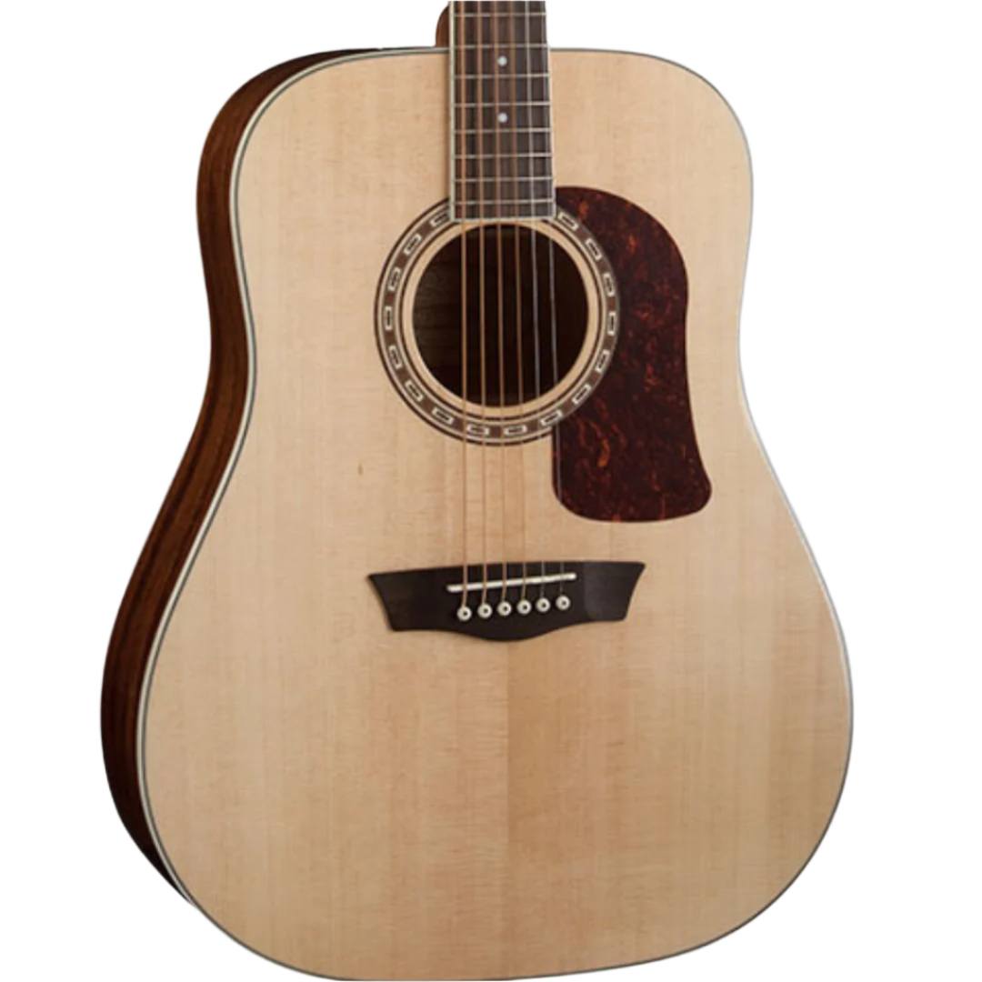 Washburn D10S - Dreadnought - Natural Acoustic Guitar, Acoustic Guitar for sale at Richards Guitars.