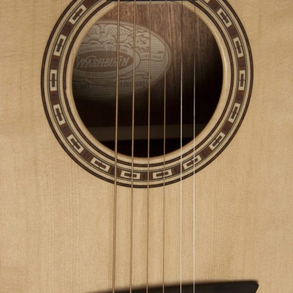 Washburn D7S - Dreadnought - Natural Acoustic Guitar, Acoustic Guitar for sale at Richards Guitars.