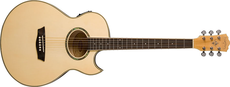 Washburn EA20 - Florentine Jumbo - Natural Acoustic Guitar, Acoustic Guitar for sale at Richards Guitars.