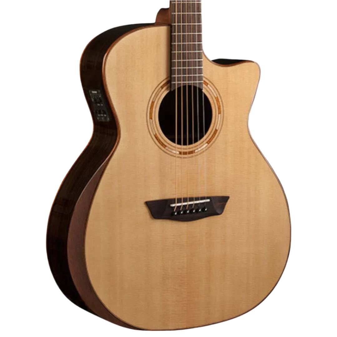 Electro Acoustic Guitar - Washburn G20SCE - Grand Auditorium - Natural Electro Acoustic Guitar