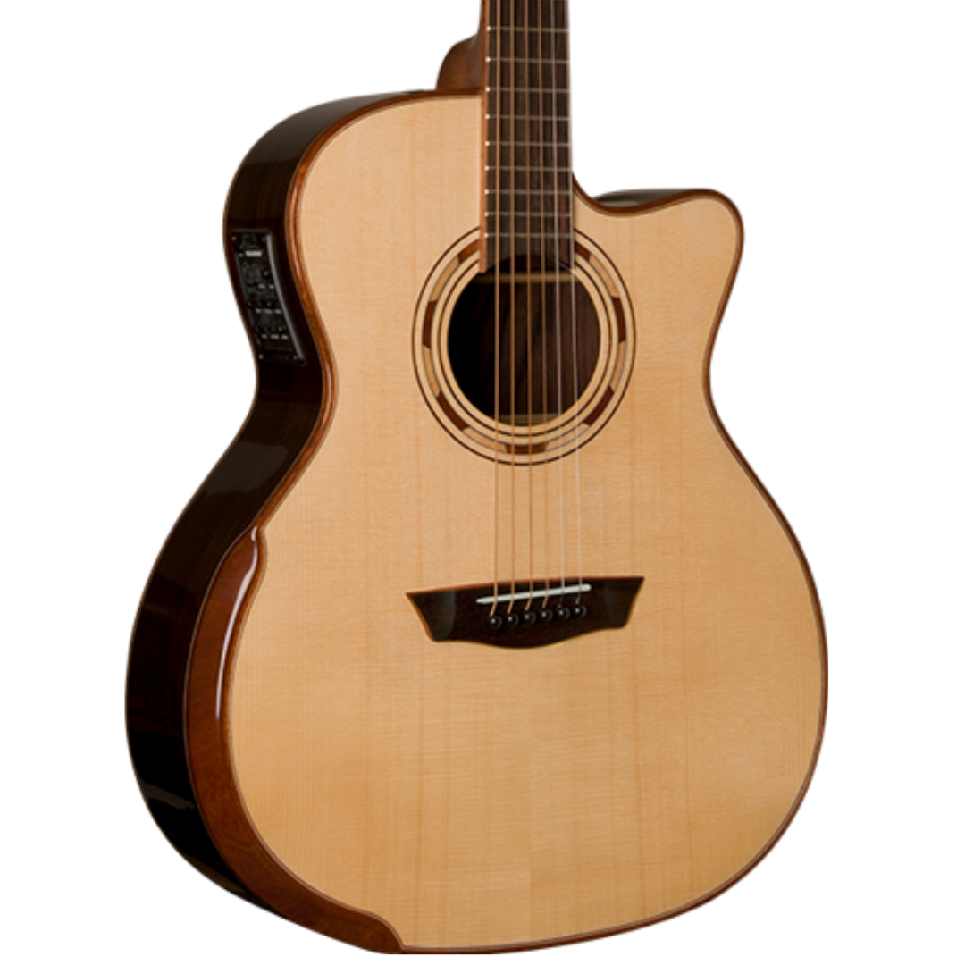 Washburn G25SCE - Grand Auditorium - Natural Electro Acoustic Guitar, Electro Acoustic Guitar for sale at Richards Guitars.