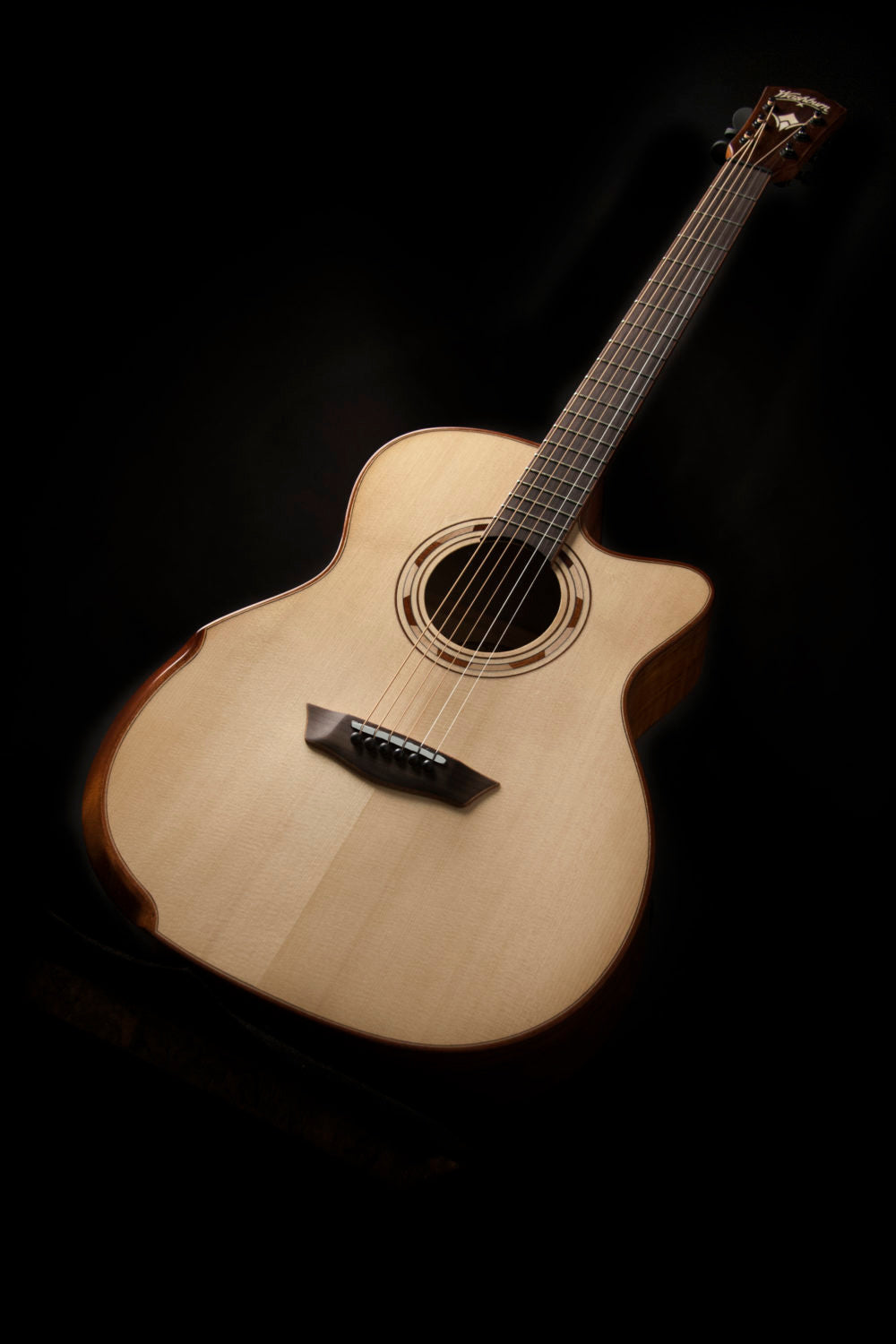 Washburn G66SCE SPALT MAPLE - Grand Auditorium - Natural Electro Acoustic Guitar, Electro Acoustic Guitar for sale at Richards Guitars.