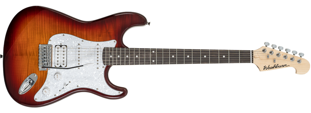 Washburn SDFSB DELUXE - Sonamaster - Sunburst Electric Guitar, Electric Guitar for sale at Richards Guitars.