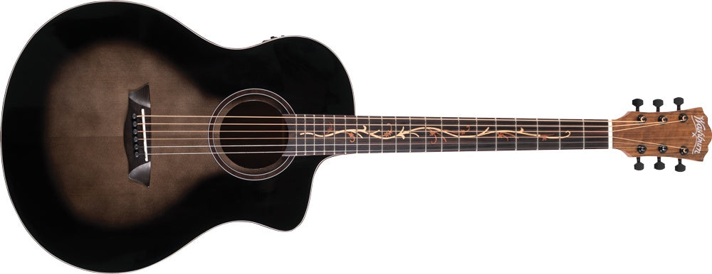 Washburn VITE-S9V - Gloss Charcoal Burst Electro Acoustic Guitar, Electro Acoustic Guitar for sale at Richards Guitars.