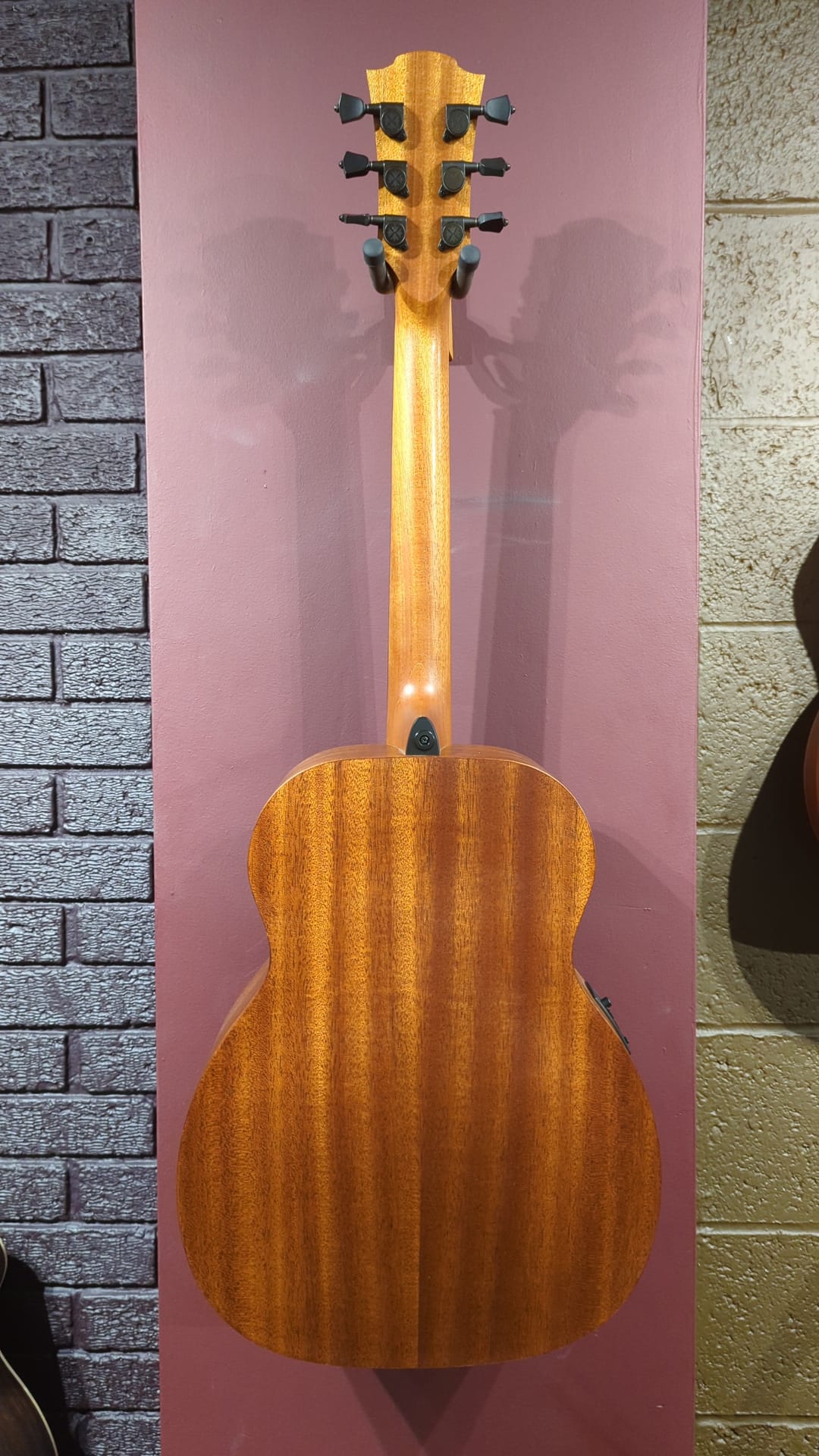 LAG Travel electro-acoustic Solid Cedar top. (Used), Electro Acoustic Guitar for sale at Richards Guitars.