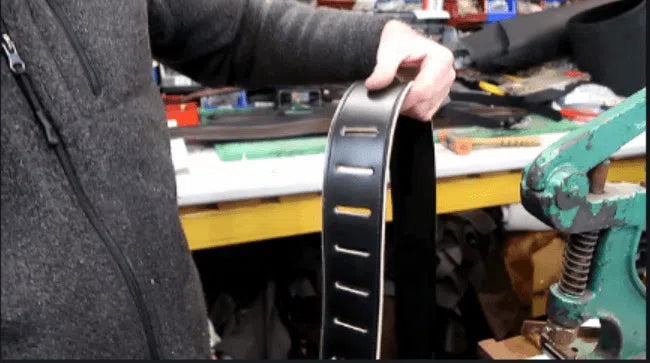 Walsall Hand Made Premium Padded Bridle Leather Guitar Strap ( Just £79 when bought with a guitar saving £40), Accessory for sale at Richards Guitars.