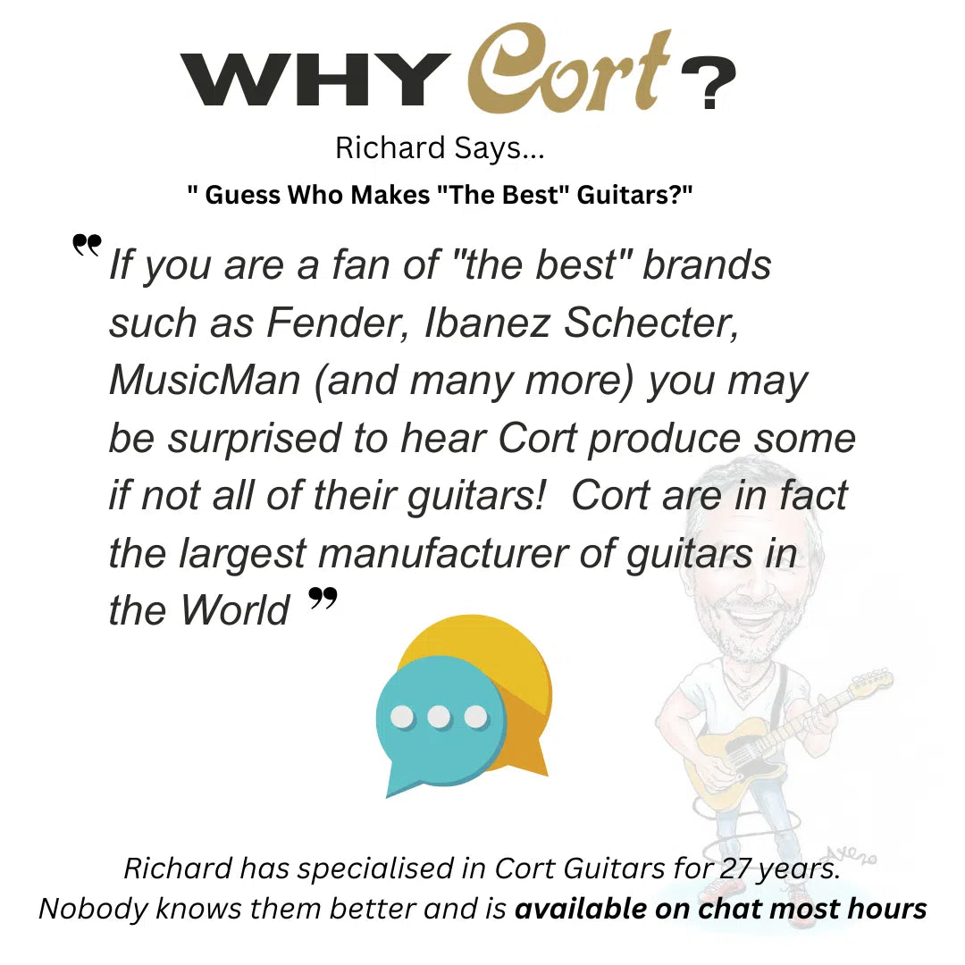 Cort Earth 60M Including £85 Professional Setup FREE.  Best Acoustic Guitar Under £200, Acoustic Guitar for sale at Richards Guitars.