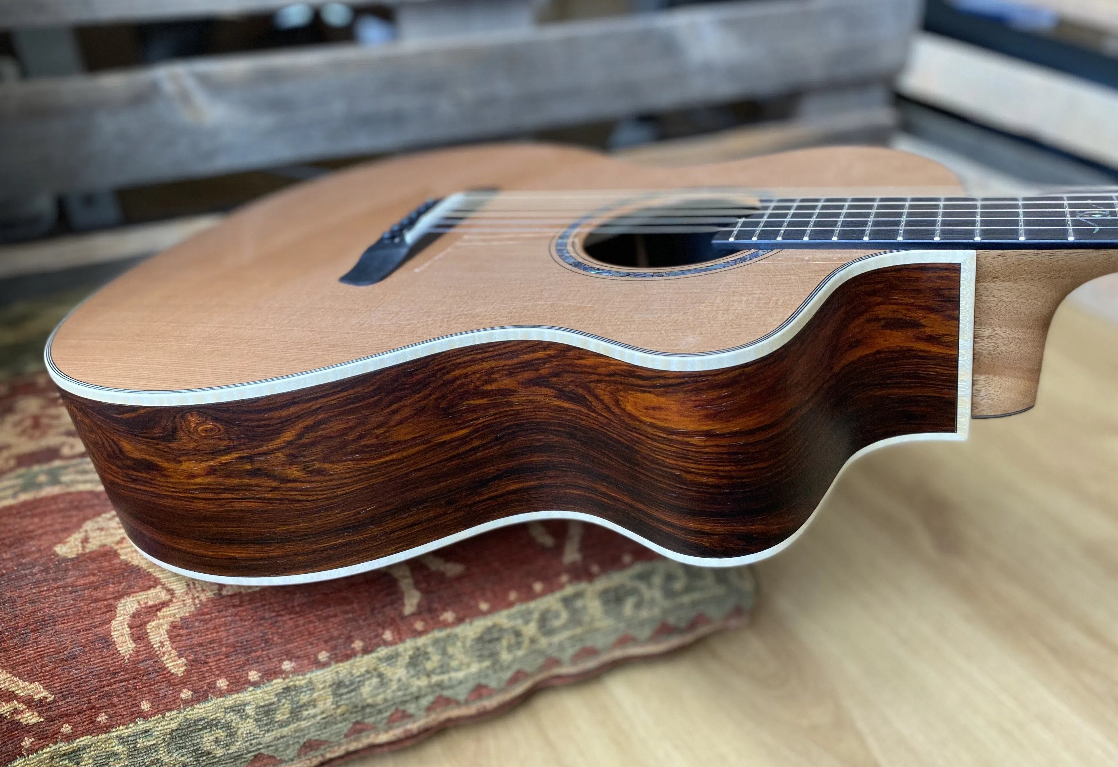 Dowina Cocobolo Trio Plate (Cocobolo III) GAC, Acoustic Guitar for sale at Richards Guitars.