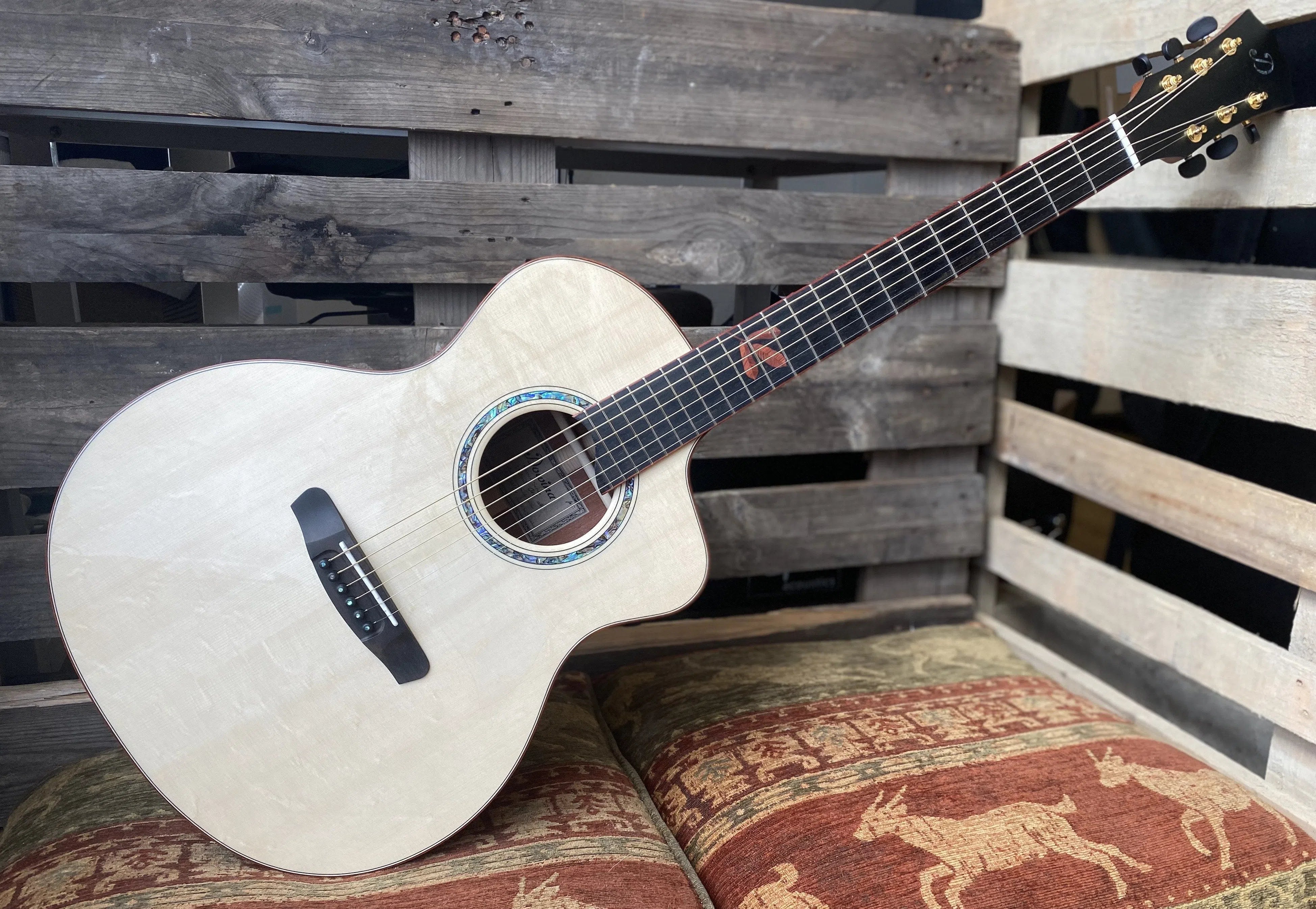 Dowina PADAUK GAC SWS (Swiss Spruce), Acoustic Guitar for sale at Richards Guitars.