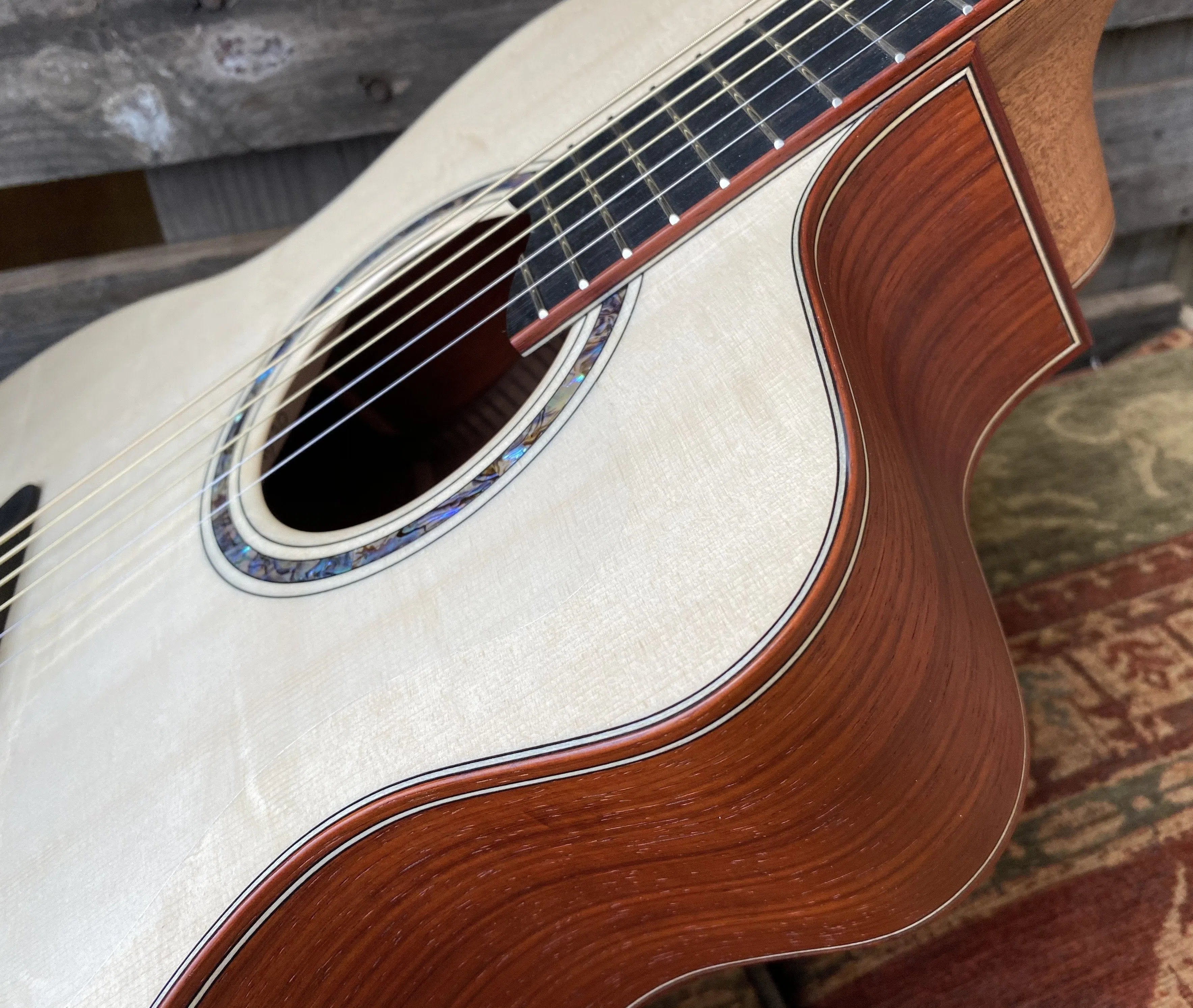 Dowina PADAUK GAC SWS (Swiss Spruce), Acoustic Guitar for sale at Richards Guitars.