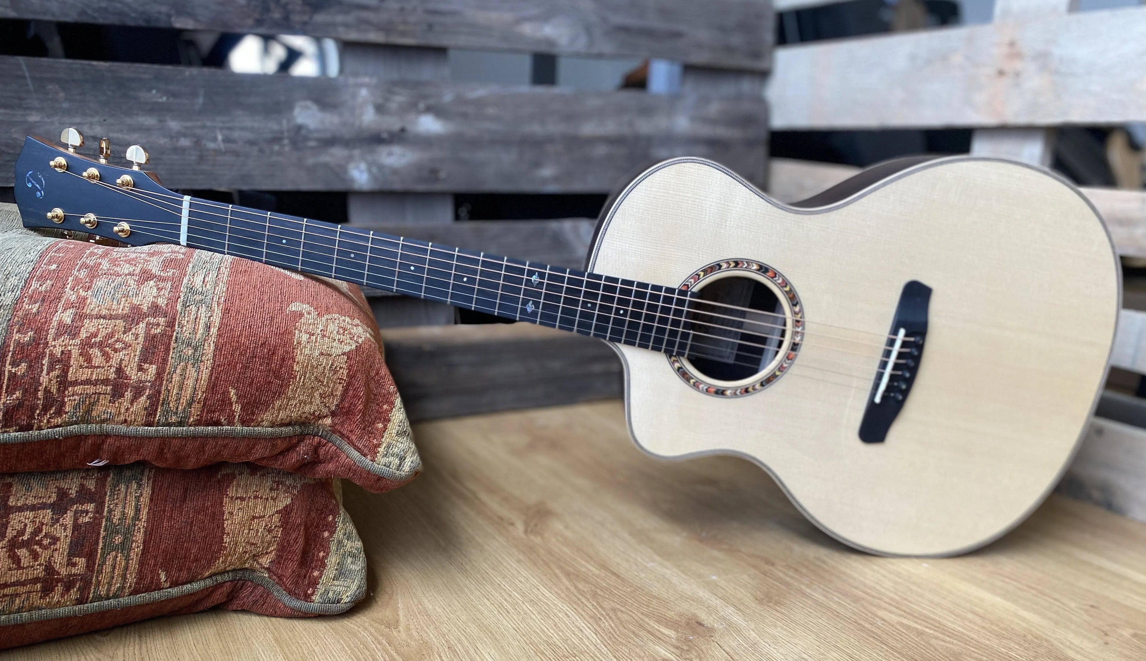 Dowina Rosewood (Ceres) Dolomite Spruce Cutawatay Left Handed, Acoustic Guitar for sale at Richards Guitars.