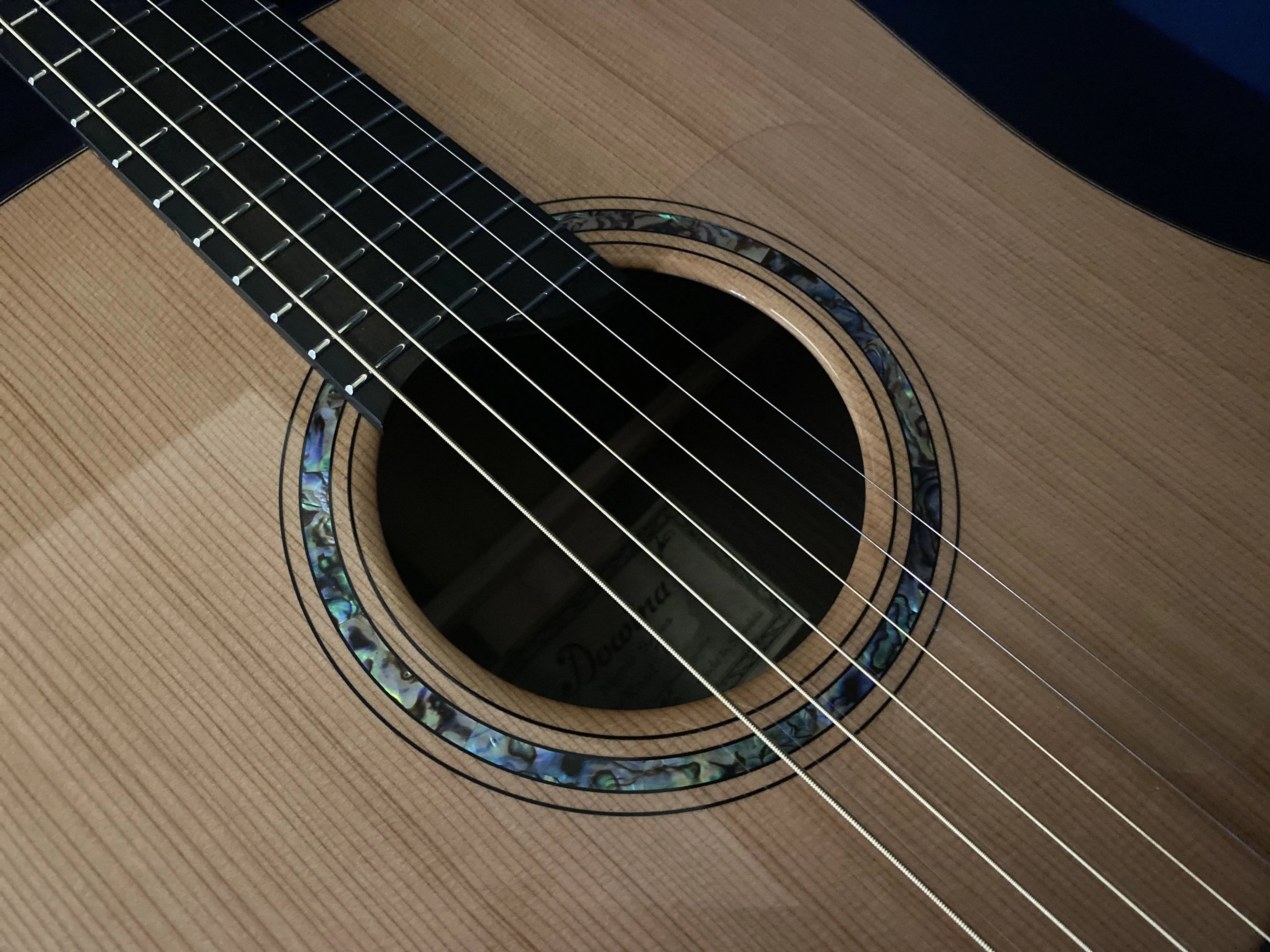 Dowina Rosewood / Maple / Rosewood Trio Plate (Amber Road) Dreadnought, Acoustic Guitar for sale at Richards Guitars.