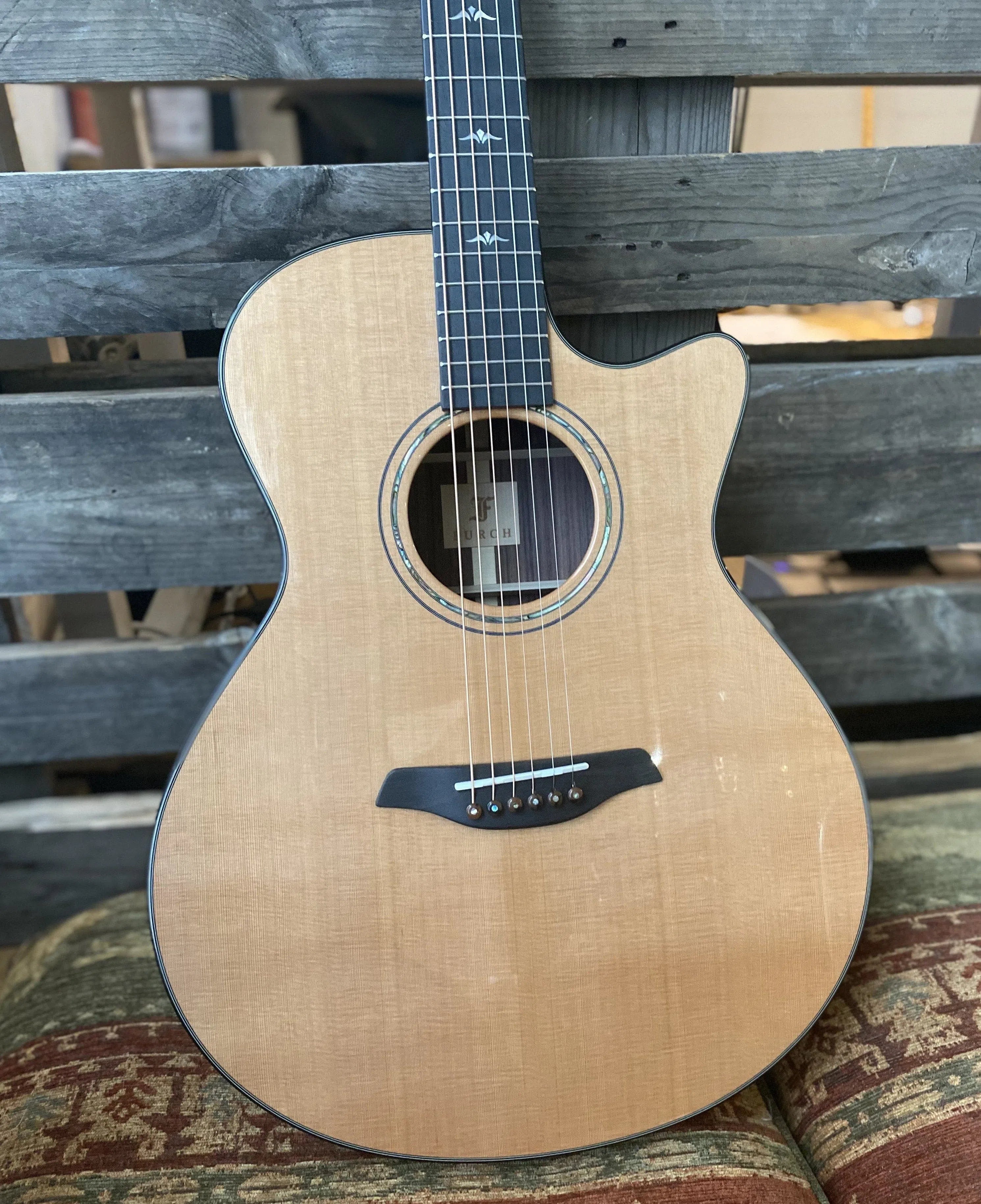 Furch Yellow Gc-CR Left Handed Acoustic Guitar Including UK Exclusive Inlays & Over £100 Of Added Value FREE, Acoustic Guitar for sale at Richards Guitars.