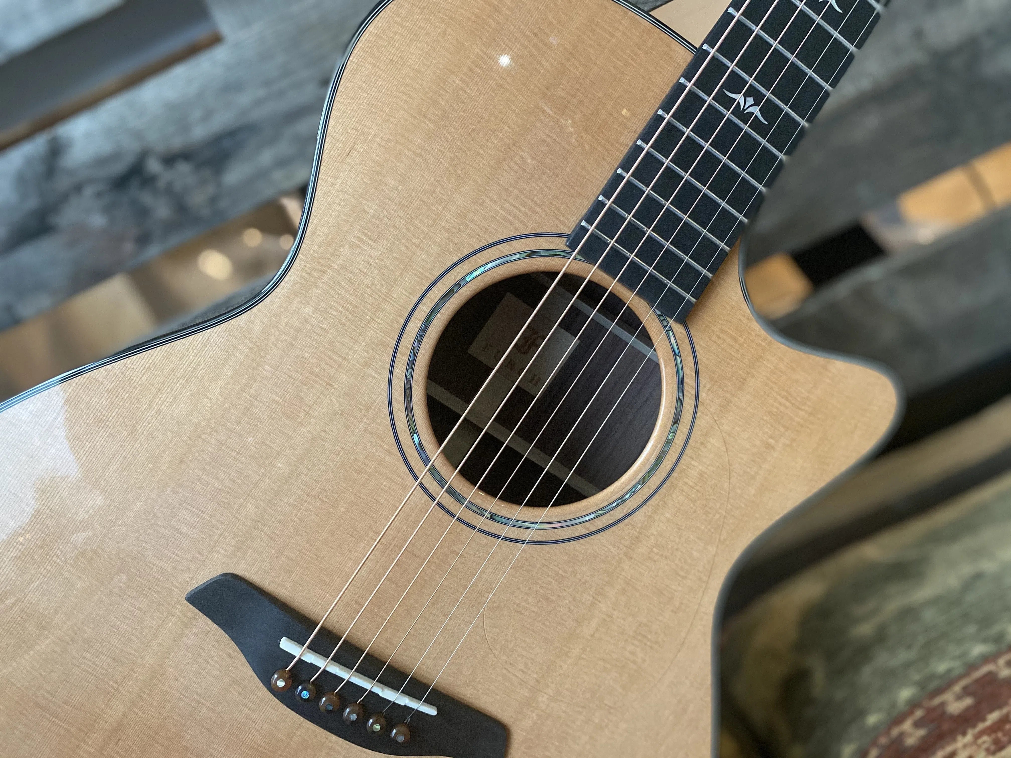 Furch Yellow Gc-CR Left Handed Acoustic Guitar Including UK Exclusive Inlays & Over £100 Of Added Value FREE, Acoustic Guitar for sale at Richards Guitars.