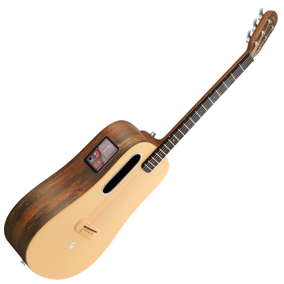 LAVA ME 4 SPRUCE 36" with Lite Bag ~ Woodgrain Brown/Burleywood, Acoustic Guitar for sale at Richards Guitars.