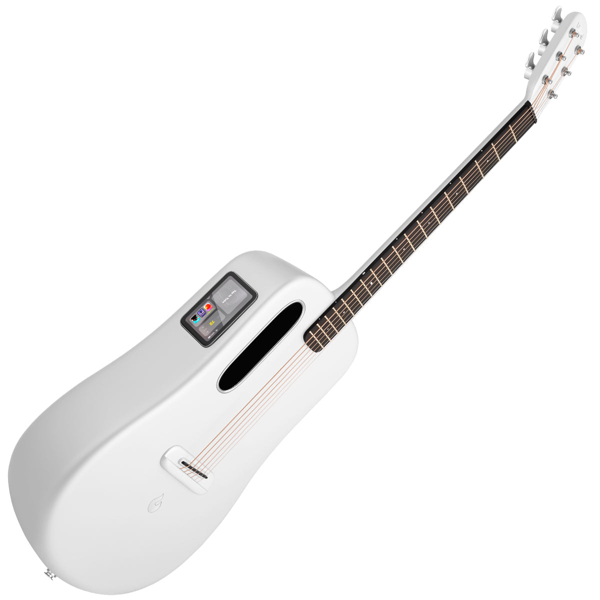 LAVA ME4 Carbon 36" with AirFlow Bag ~ White, Acoustic Guitar for sale at Richards Guitars.