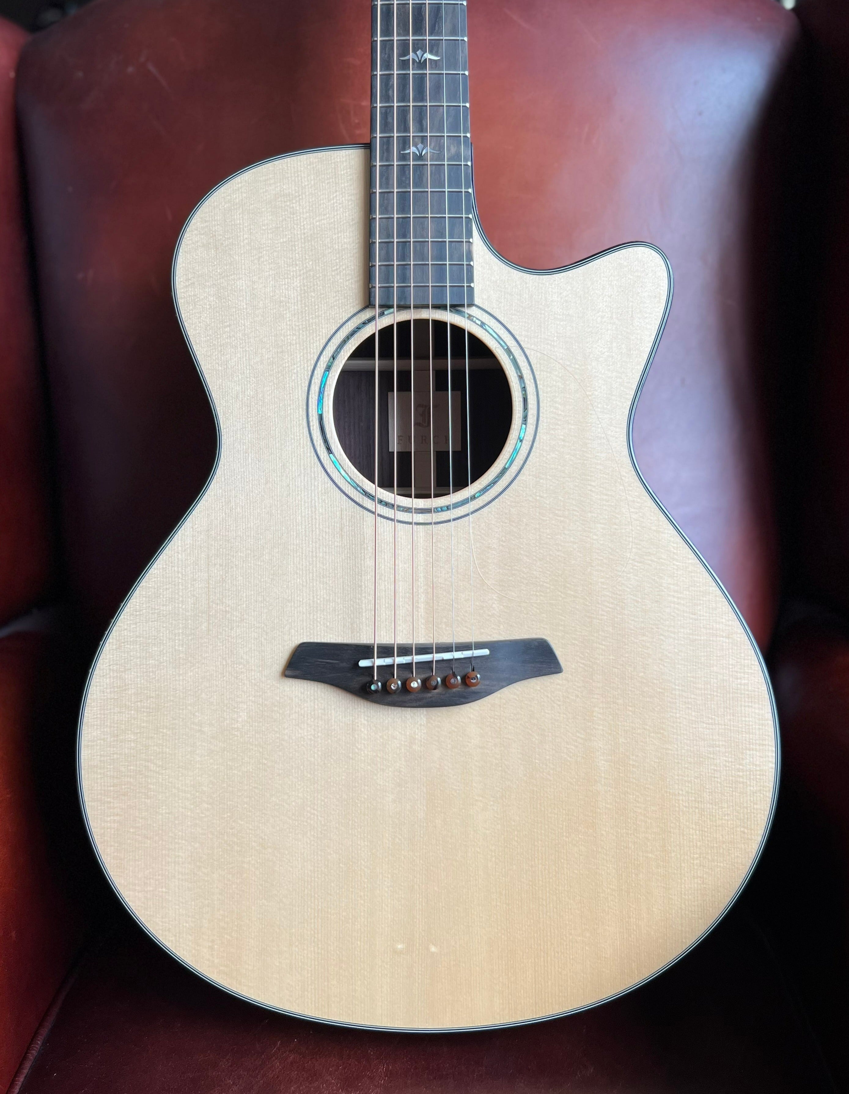 Furch Yellow Gc-SR Grand Auditorium (cutaway) Acoustic Guitar (With Option Of Original G23CR  Inlays - A Worldwde No Cost Exclusive), Amplification for sale at Richards Guitars.
