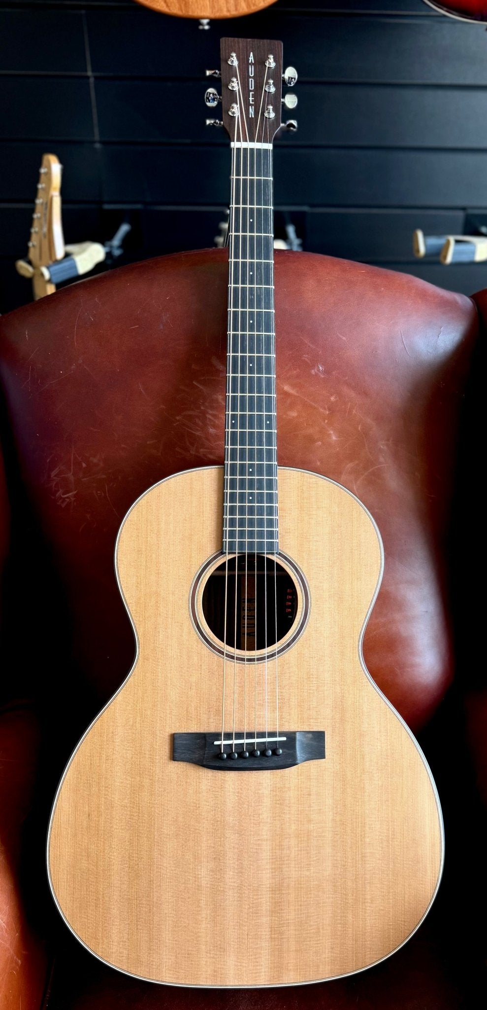 Auden Artist Chester 632 - Cedar/Rosewood Short Scale Electro Acoustic Guitar - Richards Guitars Of Stratford Upon Avon