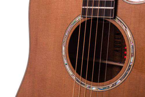 Auden Artist Colton Cedar/Mahogany Cutaway. - Richards Guitars Of Stratford Upon Avon