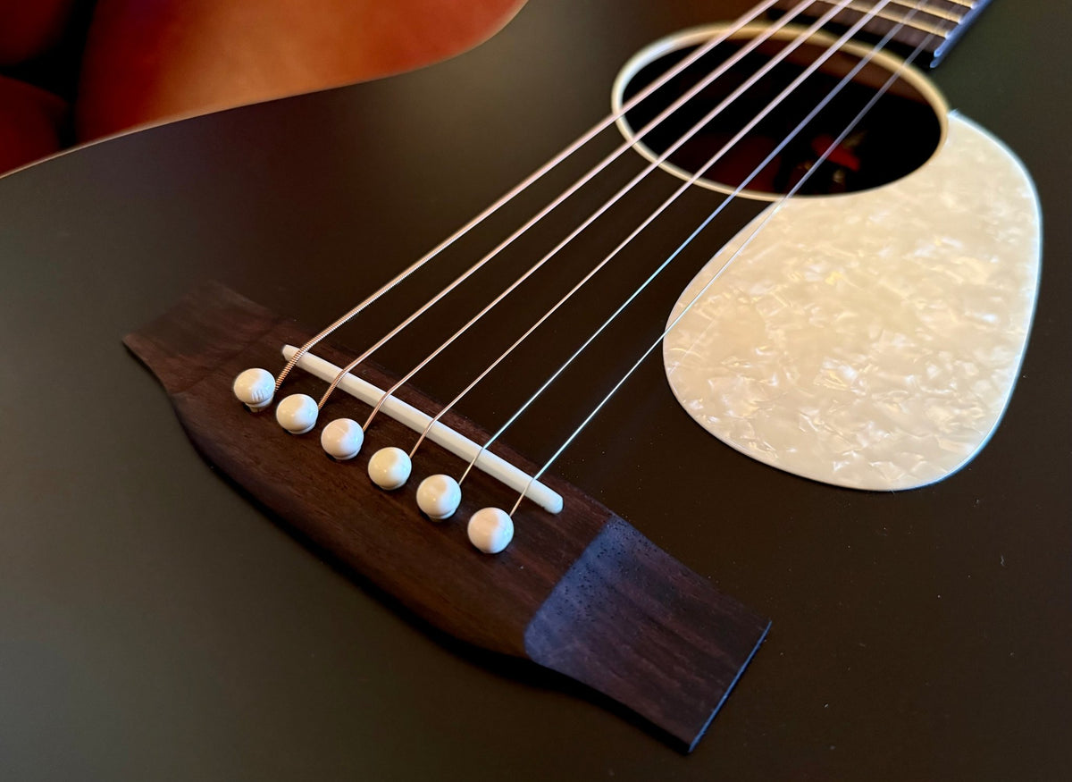 Auden TT Emily Rose Full Body Black Electro Acoustic Guitar - Richards Guitars Of Stratford Upon Avon