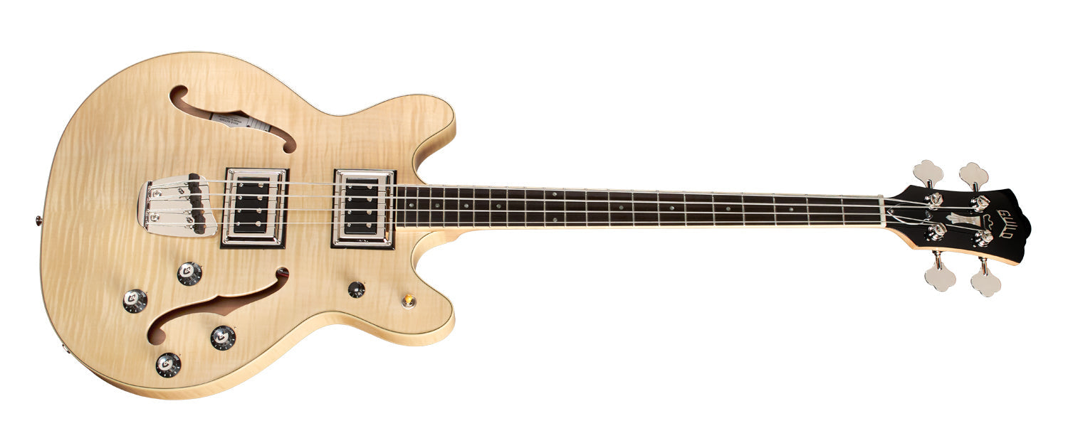 Guild  STARFIRE BASS II FLAME MAPLE, Bass Guitar for sale at Richards Guitars.