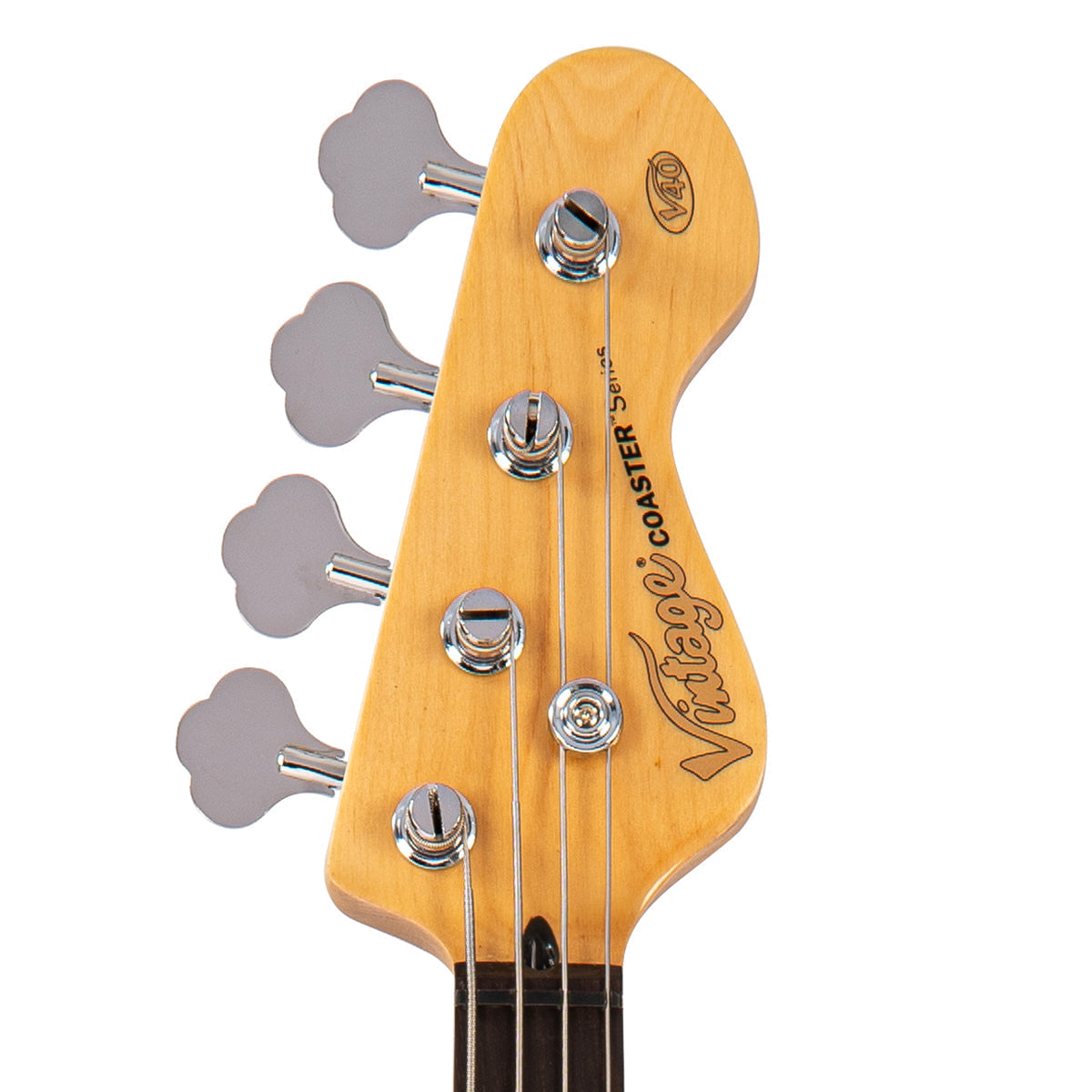 Vintage V40 Coaster Series Bass Guitar Pack ~ 3 Tone Sunburst, Bass Guitar Packs for sale at Richards Guitars.