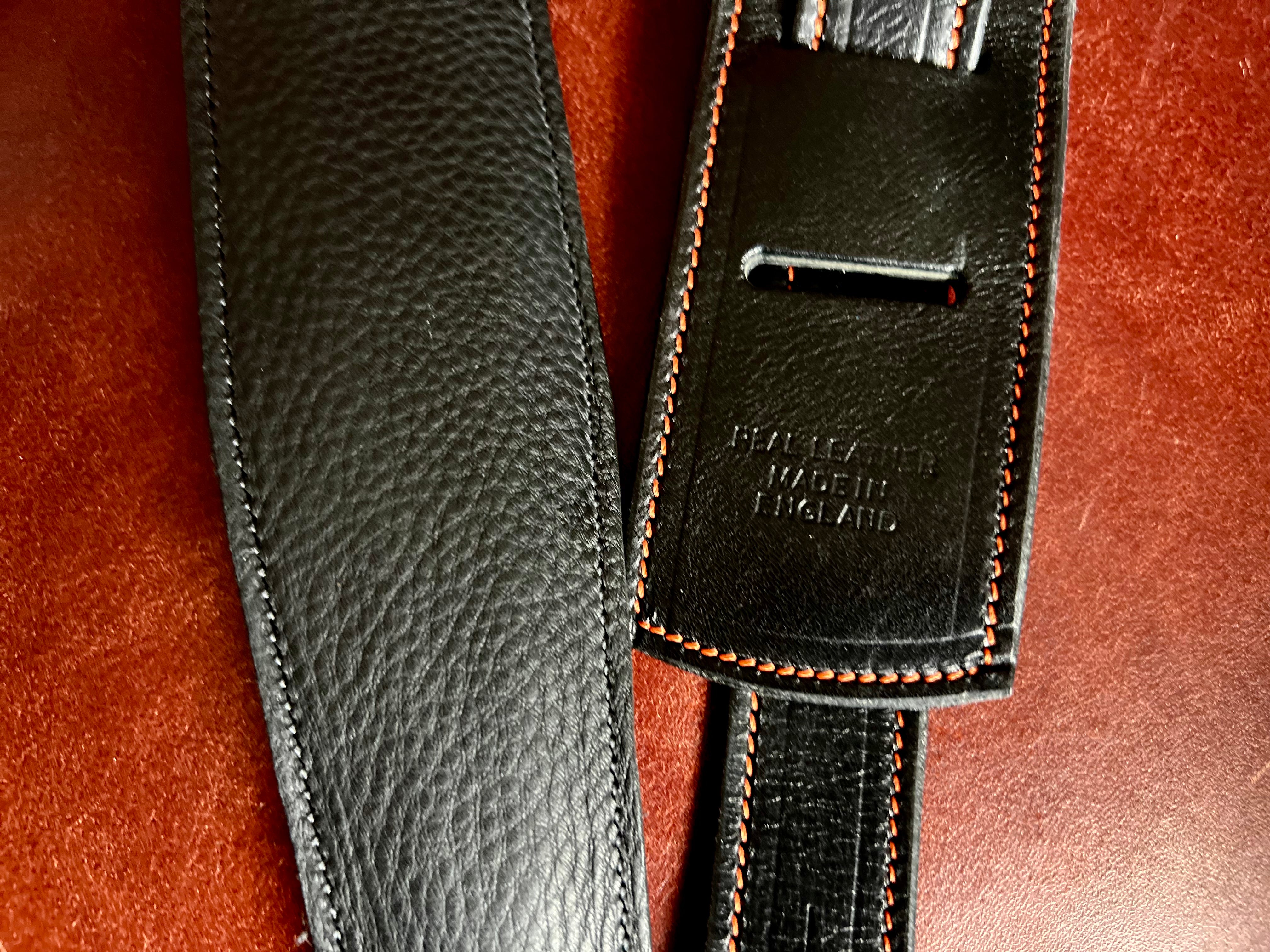 Walsall Hand Made Premium Padded Bridle Leather Guitar Strap ( Just £79 when bought with a guitar saving £40), Accessory for sale at Richards Guitars.