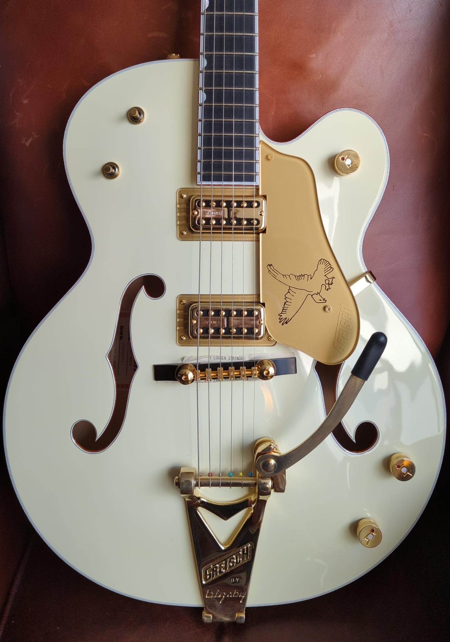 Gretsch White Falcon - AAAA condition, as new (Used), for sale at Richards Guitars.