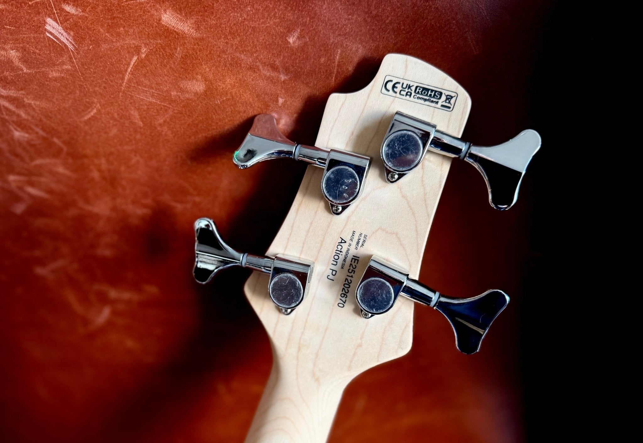 Cort Action Bass PJ Open Pore Walnut Bass Guitar - Richards Guitars Of Stratford Upon Avon