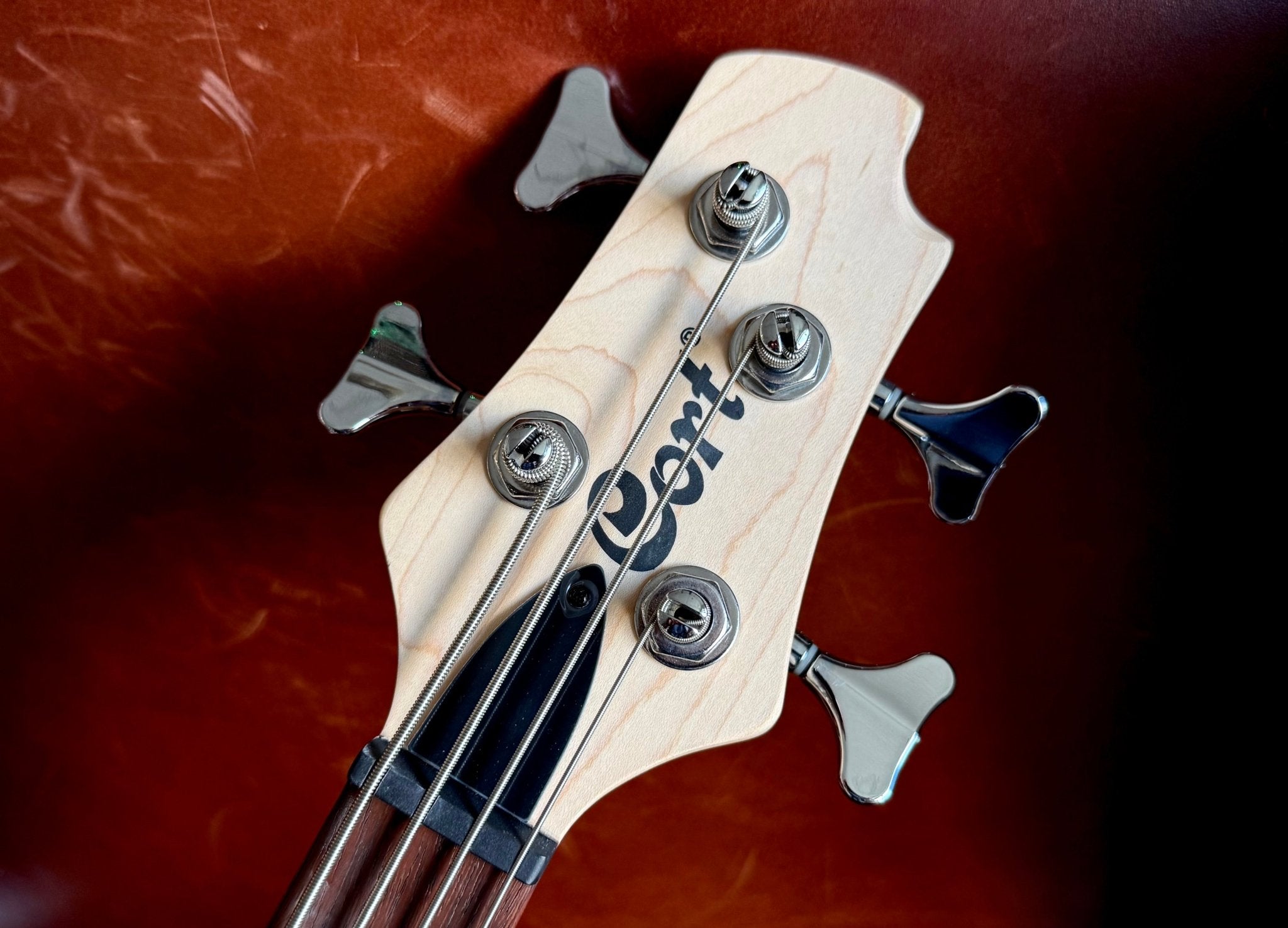 Cort Action Bass PJ Open Pore Walnut Bass Guitar - Richards Guitars Of Stratford Upon Avon