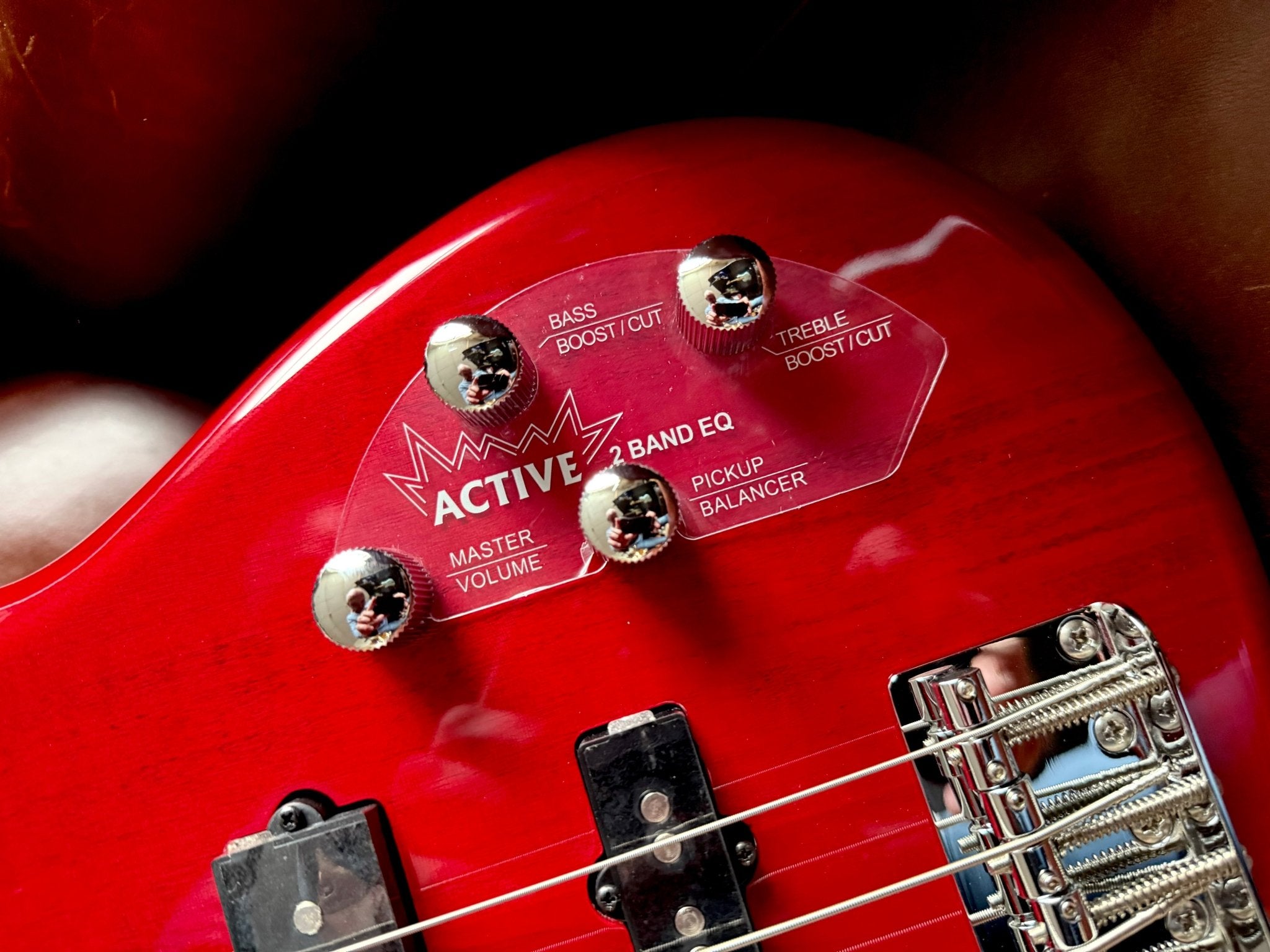 Cort Action Bass Plus Trans Red - Electric Bass Guitar | R Guitars