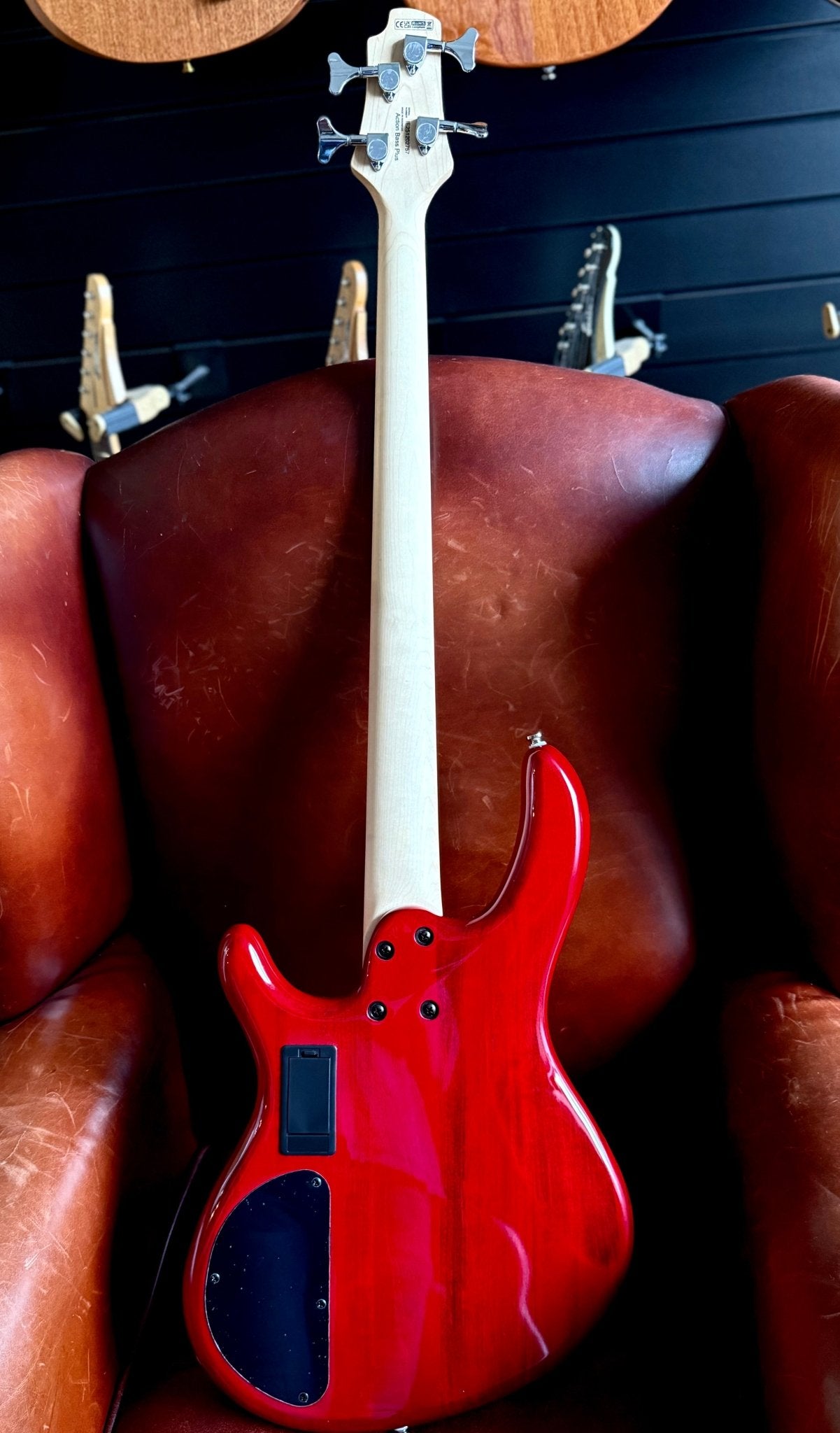 Cort Action Bass Plus Trans Red - Electric Bass Guitar | R Guitars