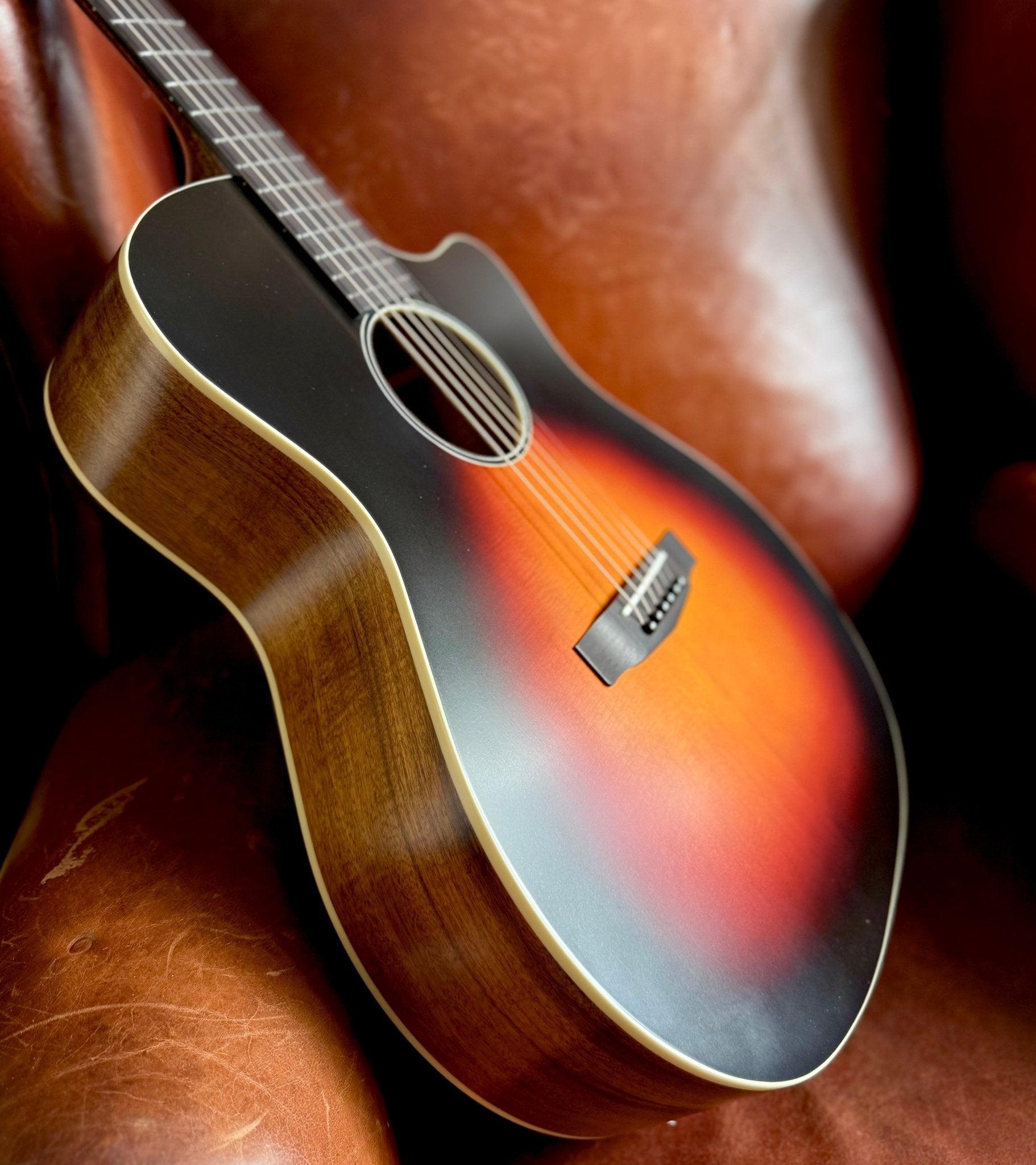 Cort Core - GA Formosan Koa, All Solid Wood Electro Acoustic Inc. £225 Custom Pro Setup & Support Package - Richards Guitars Of Stratford Upon Avon