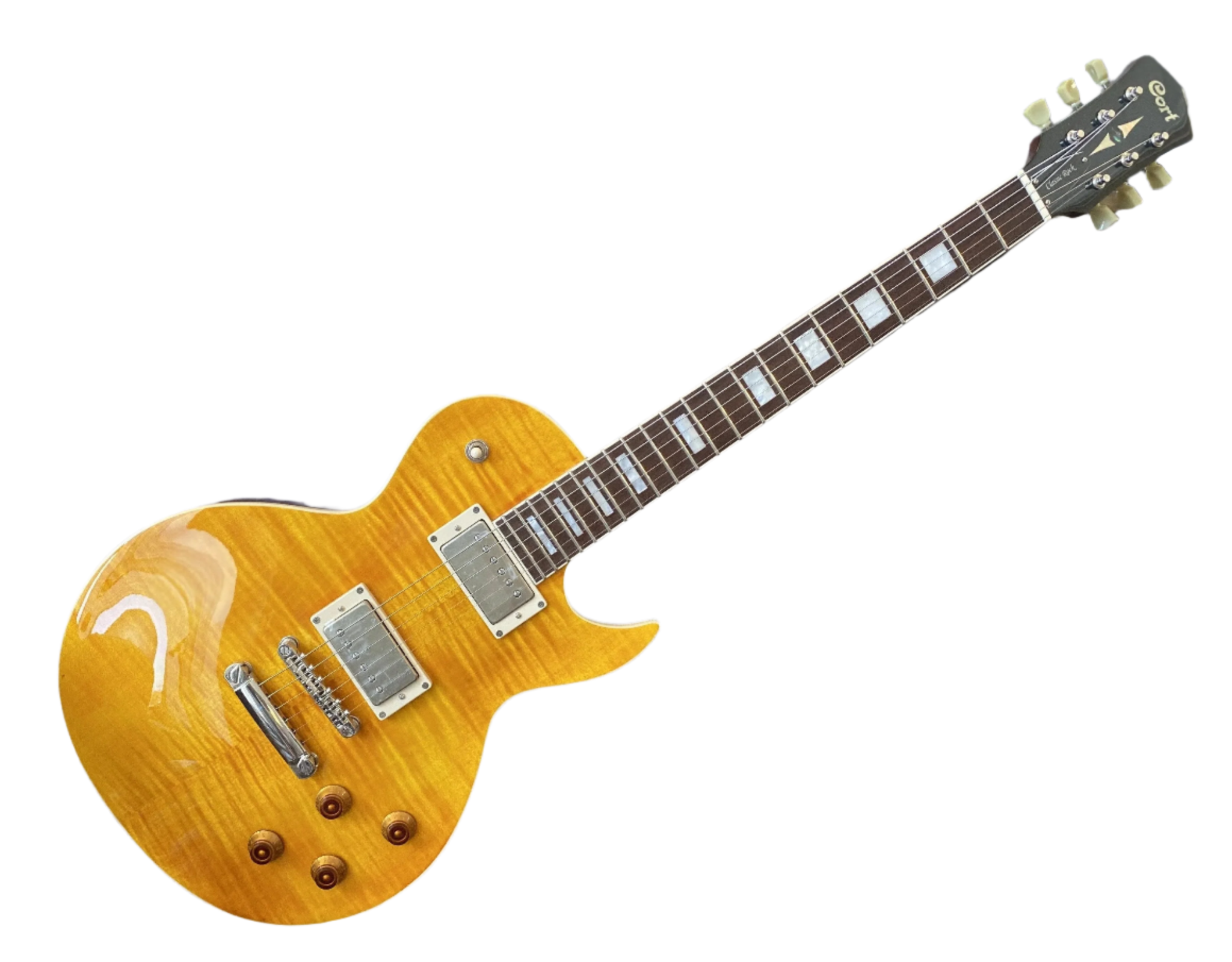 Cort CR250 AA Antique Amber Electric Guitar - Richards Guitars Of Stratford Upon Avon