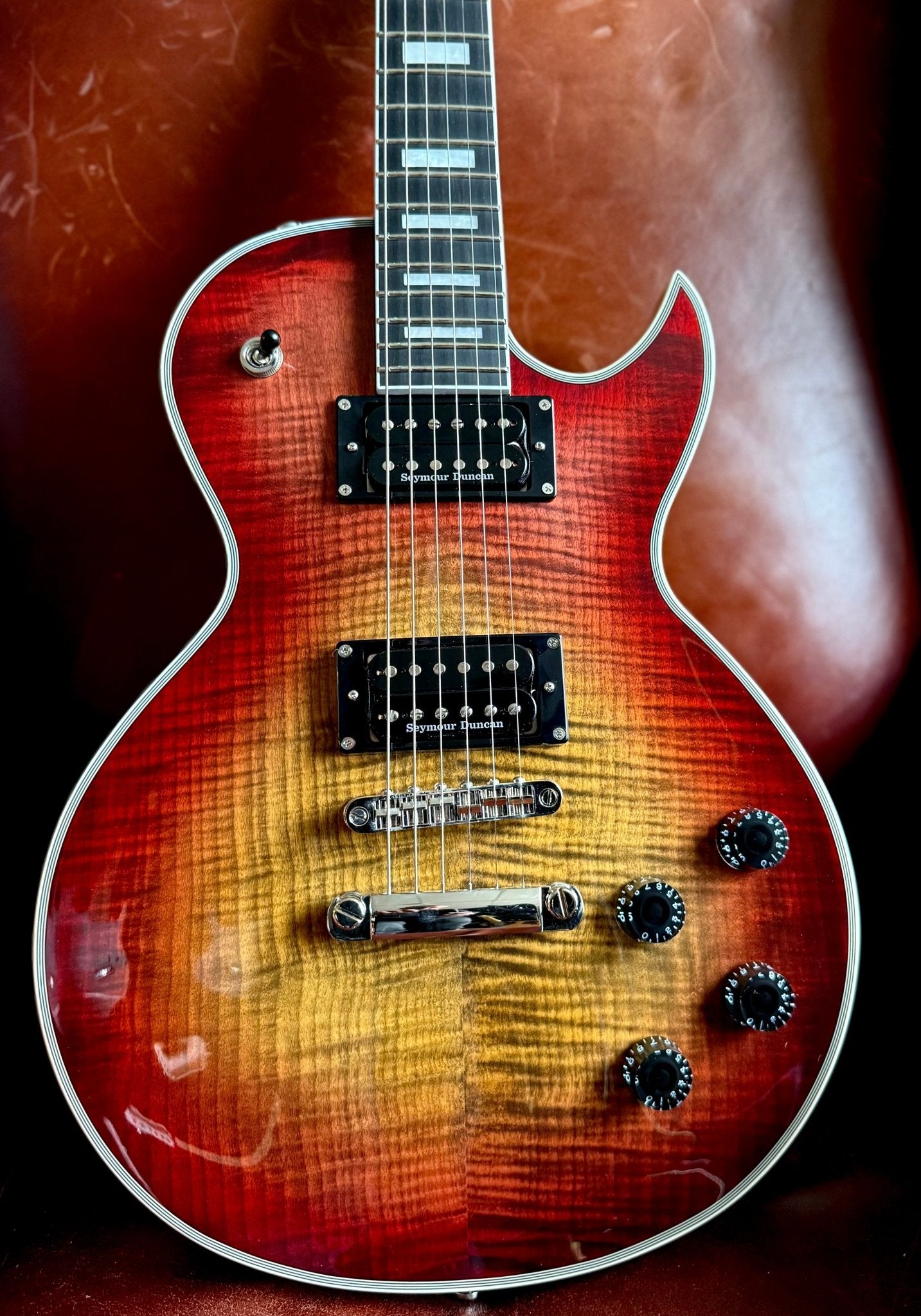 Cort CR300 Deluxe Flaming Burst - Richards Guitars Of Stratford Upon