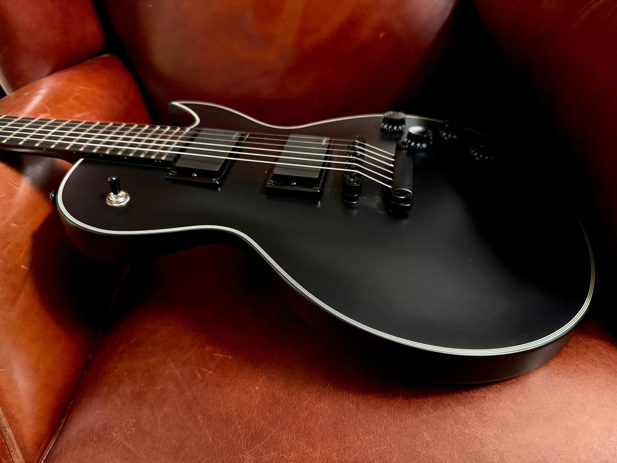 Cort CR300MT Black Satin Electric Guitar With EMG Pickups - Richards Guitars Of Stratford Upon Avon