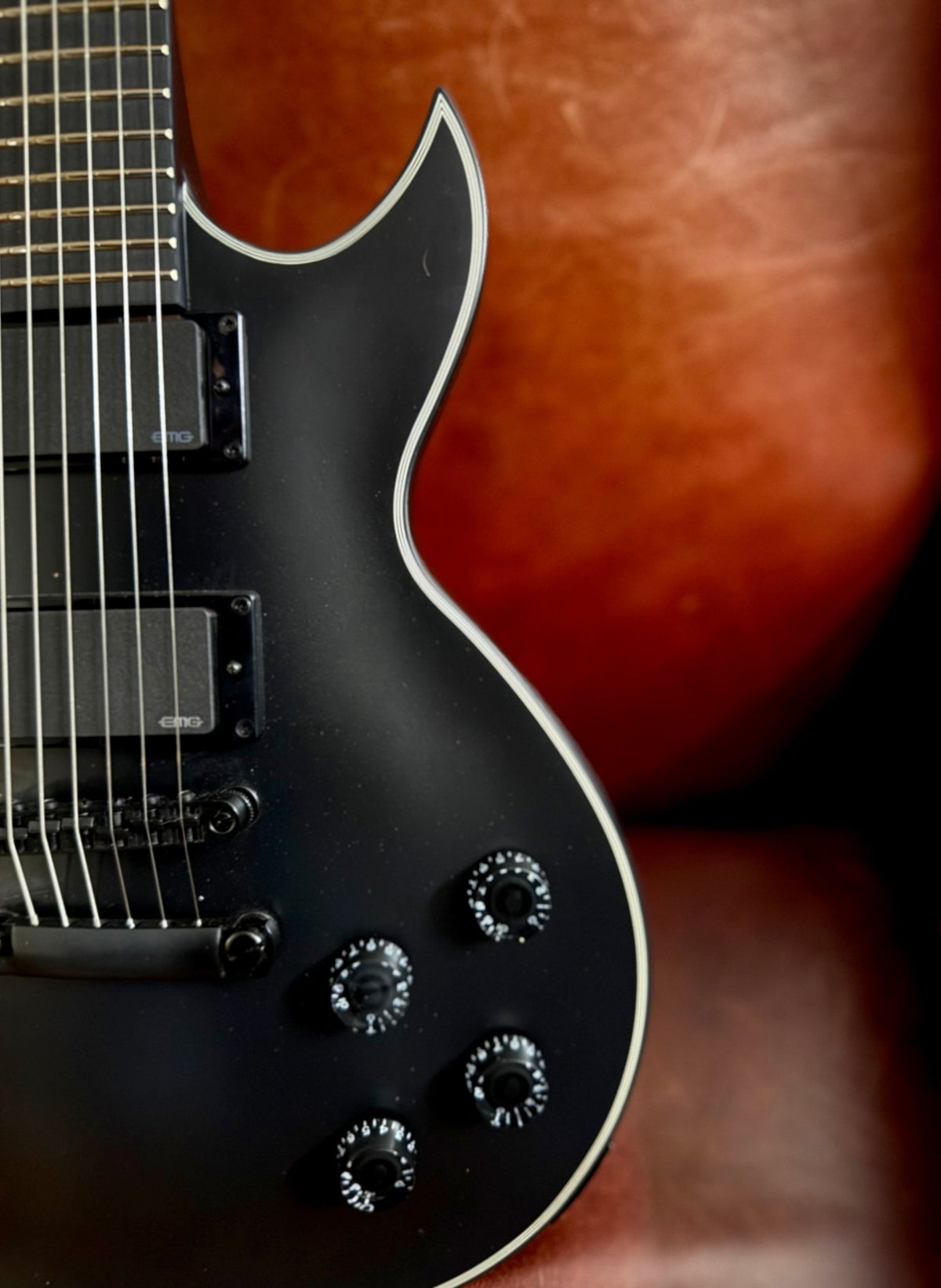 Cort CR300MT Black Satin Electric Guitar With EMG Pickups - Richards Guitars Of Stratford Upon Avon