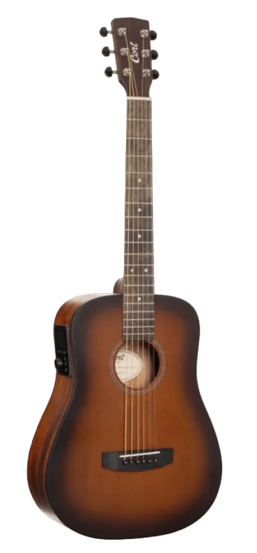 Cort EARTH - HV - GO - OP Earth Go, Open Pore Brown Burst, Smart Acoustic Guitar w'Hyvibe & Solid Spruce Top w' £225 Custom Pro Setup Package Included - Richards Guitars Of Stratford Upon Avon