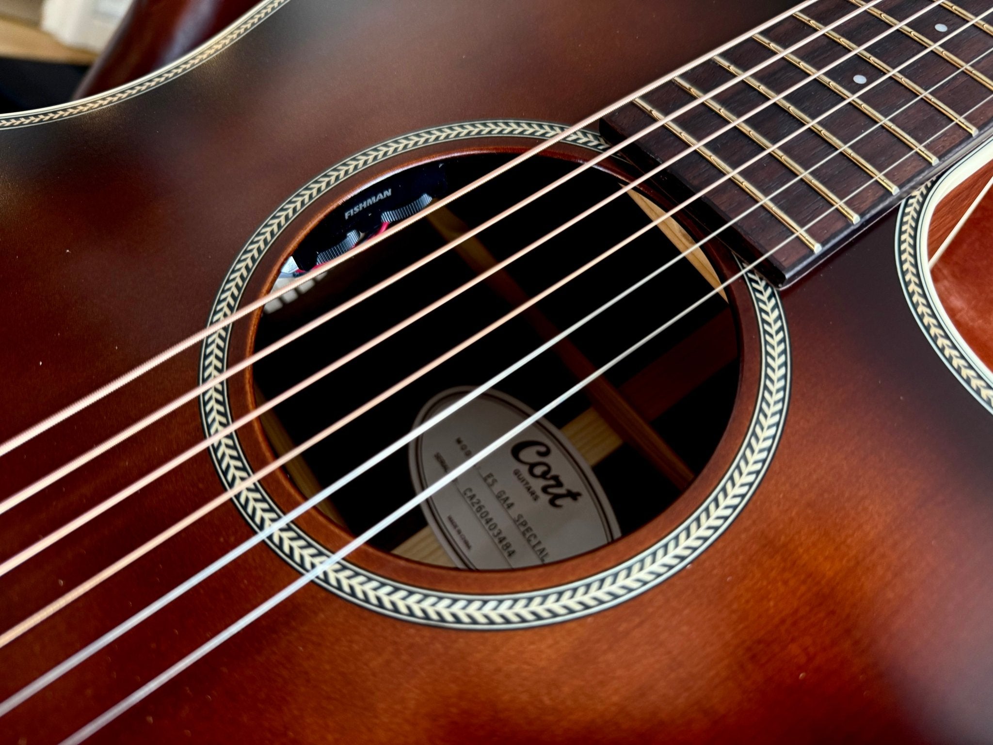 Cort ESSENCE GA4 Special BRSG Electro Acoustic Guitar - Richards Guitars Of Stratford Upon Avon