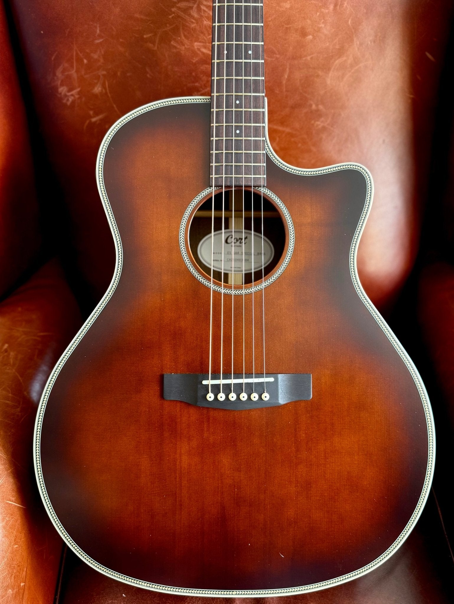 Cort ESSENCE GA4 Special BRSG Electro Acoustic Guitar - Richards Guitars Of Stratford Upon Avon