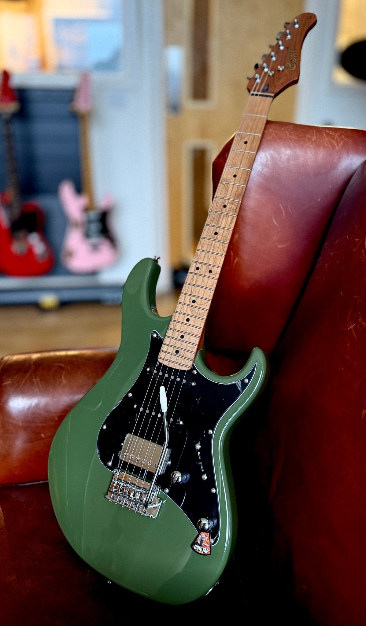 Cort G250 SE Olive Dark Green - Richards Guitars Of Stratford Upon Avon