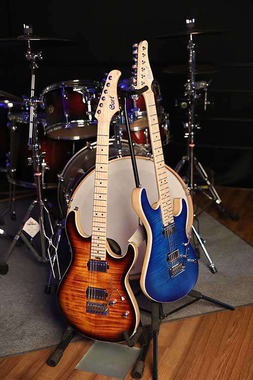 Cort G290 FAT II Bright Blue Burst - Richards Guitars Of Stratford Upon Avon