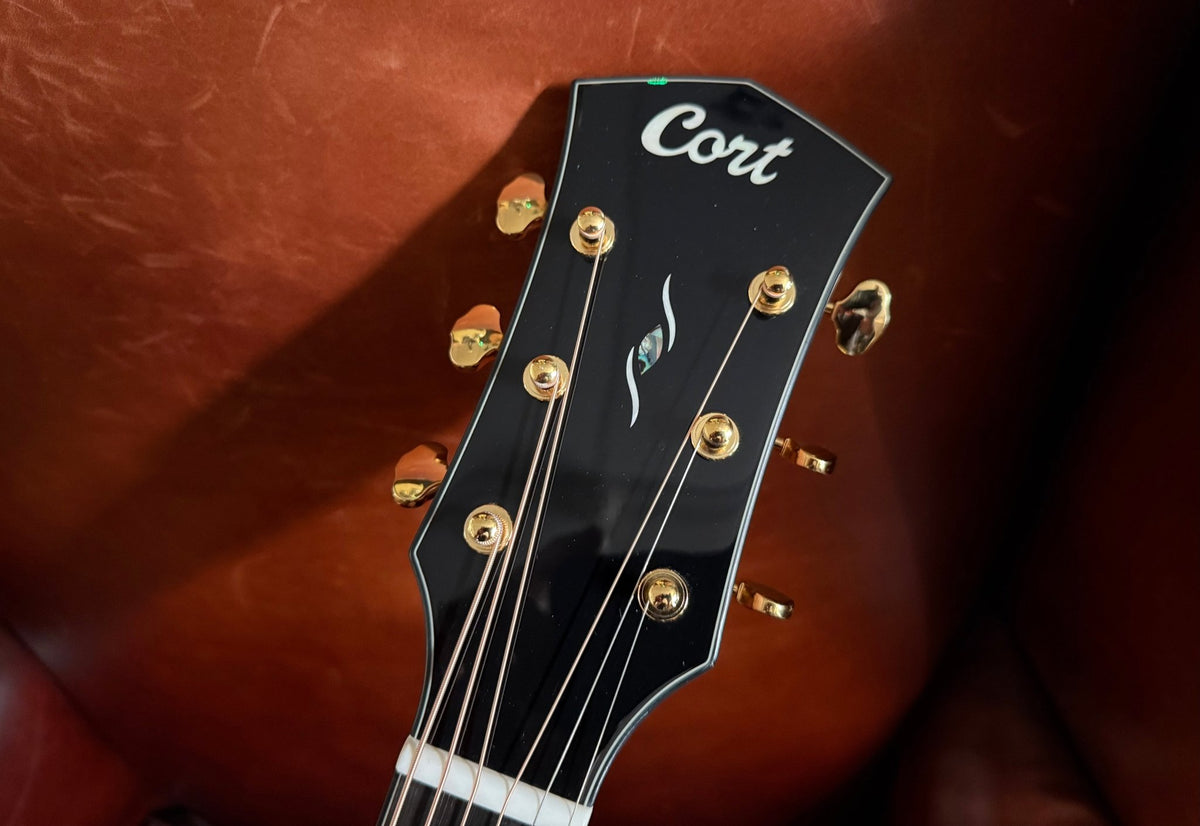 Cort Gold D6 Custom Pro Exclusive W' Torrified All Solid Wood Acoustic Guitar - Richards Guitars Of Stratford Upon Avon