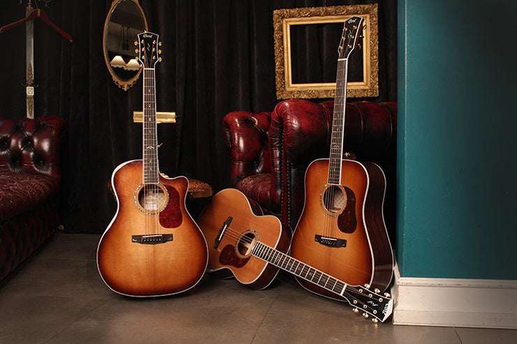 Cort Gold Electro Acoustic A8 w/case Natural - Richards Guitars Of Stratford Upon Avon