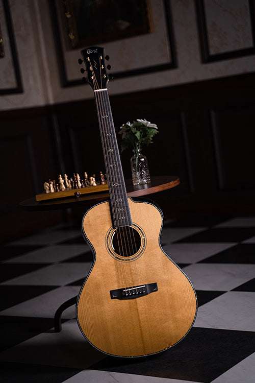 Cort Gold Passion Natural with Case - Richards Guitars Of Stratford Upon Avon