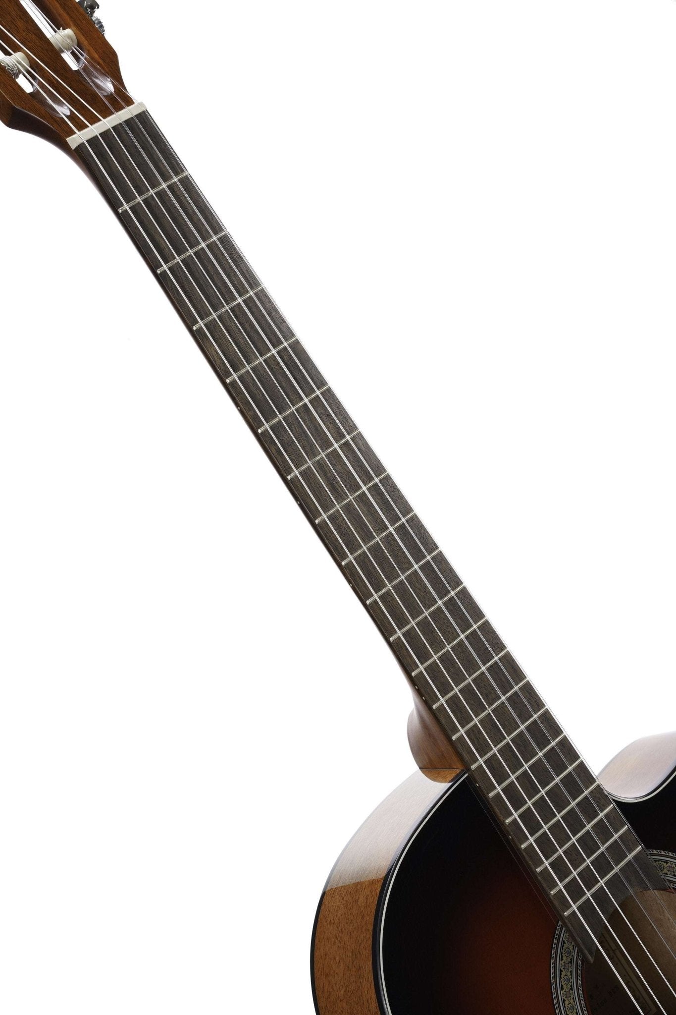 Cort Jade E Nylon Burgundy Red Burst - Richards Guitars Of Stratford Upon Avon