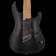 Cort KX307MS Open Pore Black Multi Scale Electric Guitar - Richards Guitars Of Stratford Upon Avon