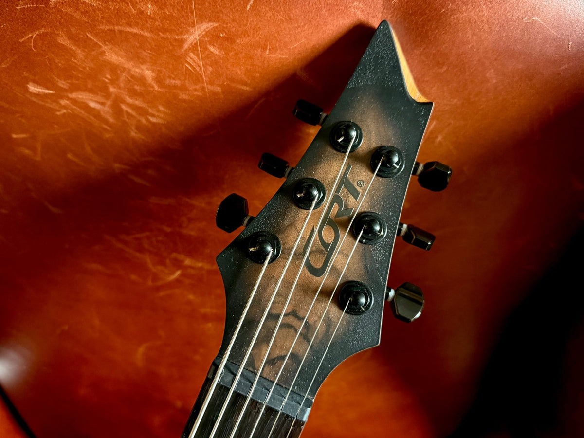 Cort KX500 Baritone NBN ( Natural Black Burst) Baritone Electric Guitar - Richards Guitars Of Stratford Upon Avon