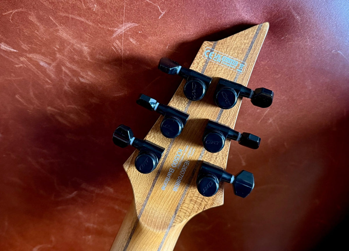Cort KX500 Baritone NBN ( Natural Black Burst) Baritone Electric Guitar - Richards Guitars Of Stratford Upon Avon