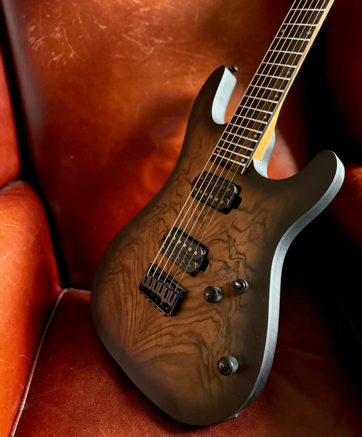 Cort KX500 Baritone NBN ( Natural Black Burst) Baritone Electric Guitar - Richards Guitars Of Stratford Upon Avon
